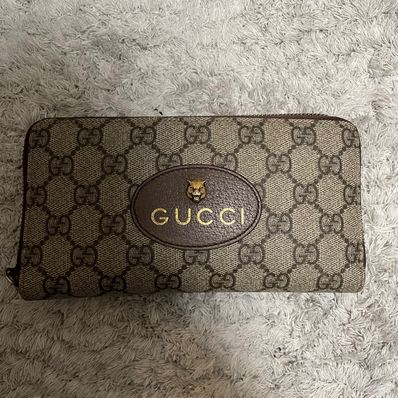 GUCCI Neo Vintage GG Supreme Zip Around Wallet
