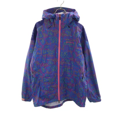 Columbia コロンビア ベリンガー ジャケット XL 青紫 アウトドア 収納袋付き