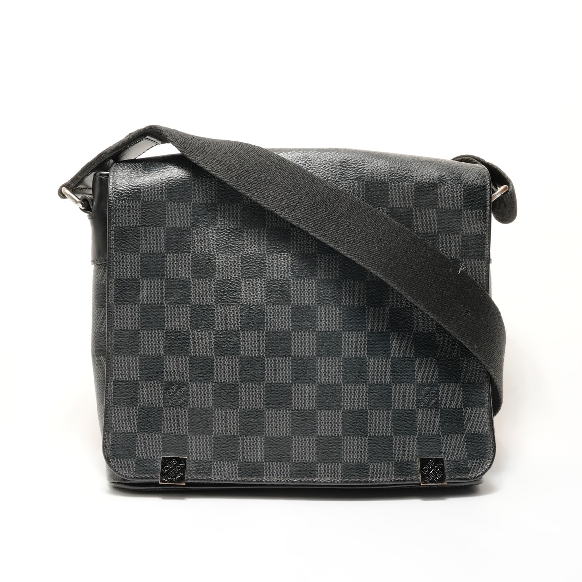 ヴィトン LV 2018年製 ダミエ グラフィット ディストリクト PM ショルダーバッグ【中古】