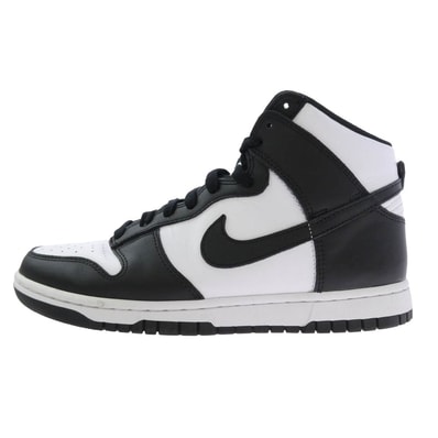 NIKE ナイキ スニーカー DD1399-103 Dunk High Black and White ダンク ハイ ブラック アンド ホワイト ハイカット スニーカー ブラック系 ホワイト系 26cm【中古】