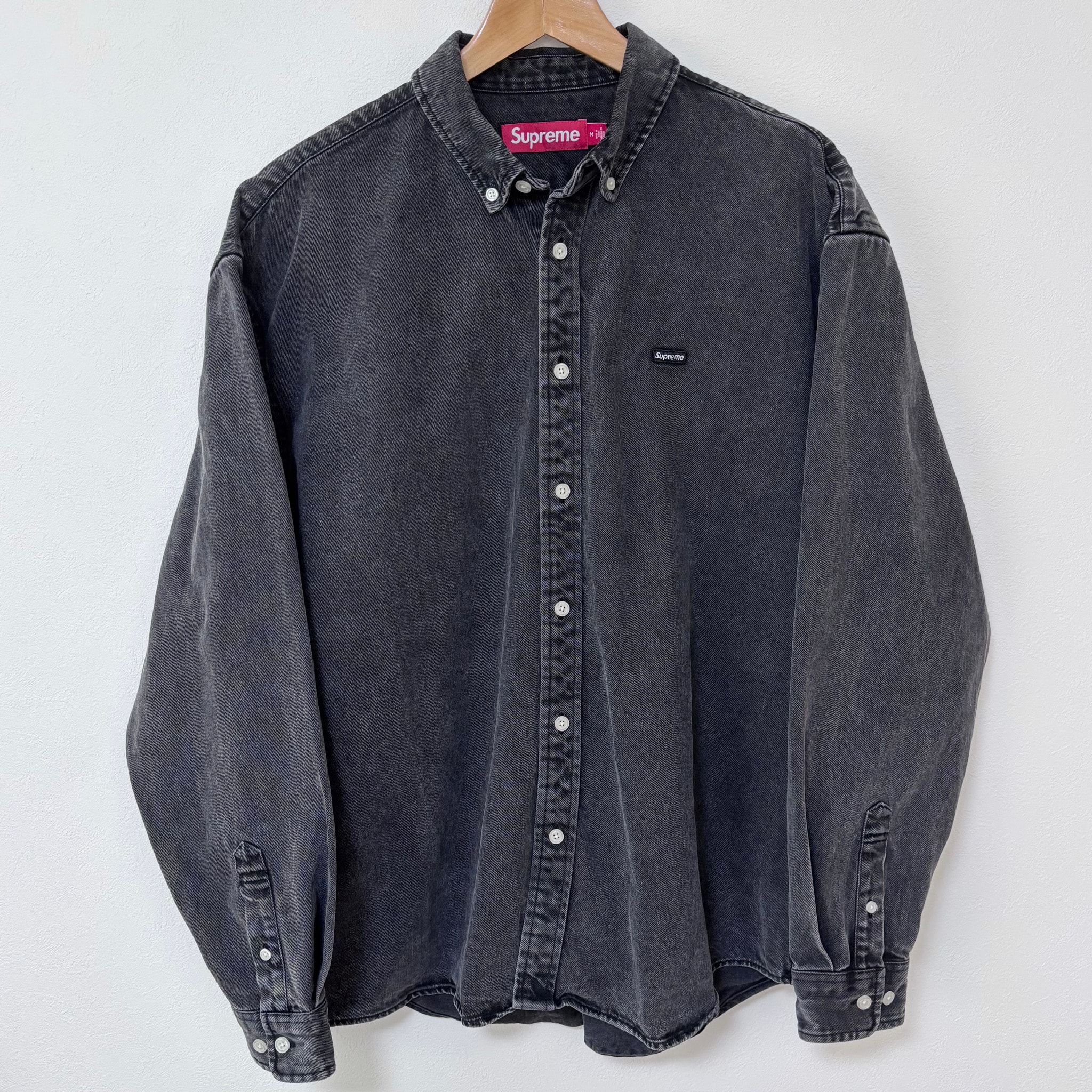 Supreme Small Box Denim Shirt (25FW) "Black"