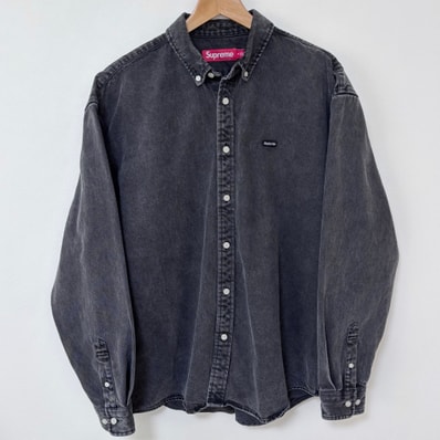 Supreme Small Box Denim Shirt (25FW) "Black"