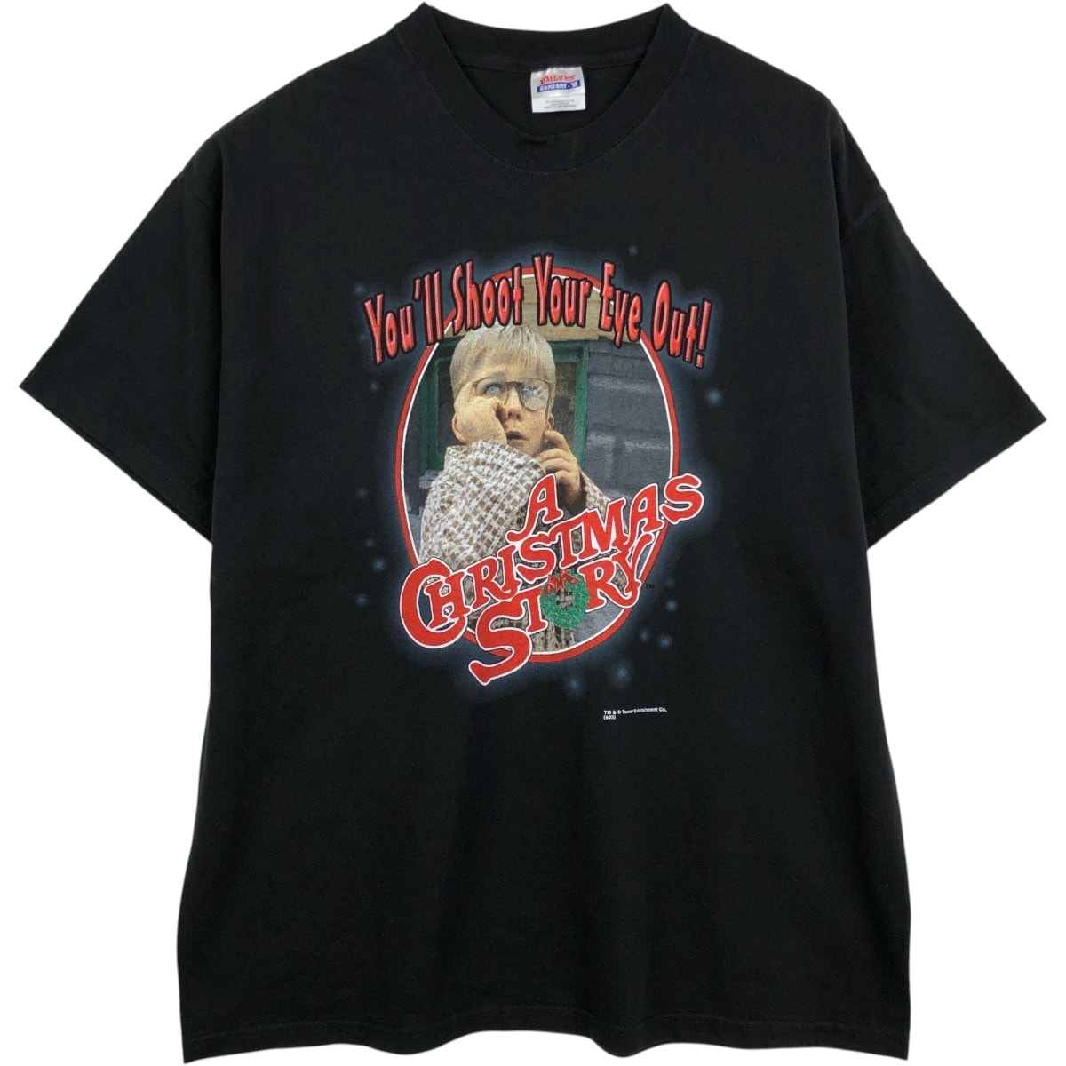 古着 ヘインズ Hanes A CHRISTMAS STORY クリスマスストーリー 映画 ムービーTシャツ メンズXL相当/eaa672020