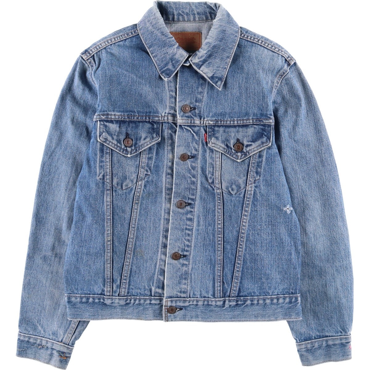 古着 リーバイス Levi's デニムジャケット Gジャン USA製 メンズS相当 ヴィンテージ/eaa588753