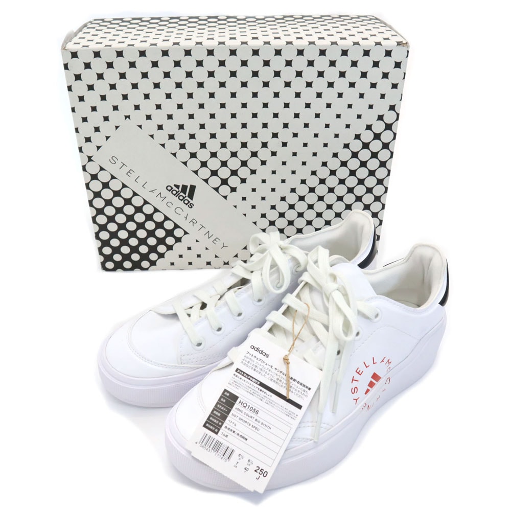 adidas by Stella McCartney アディダス ステラマッカトニー 未使用 スニーカー J 250 ホワイト タグ付き 箱付き
