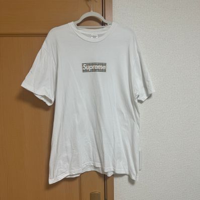 Supreme / Burberry Box Logo Tee "White"