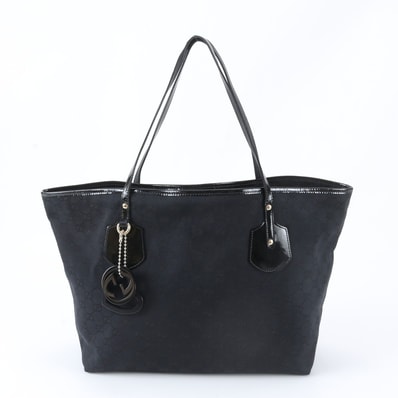 ■美品 グッチ GGキャンバスジョリー 211975 トート バッグ