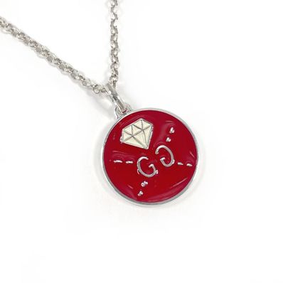 グッチ ネックレス ゴースト ダイヤモンド シルバー