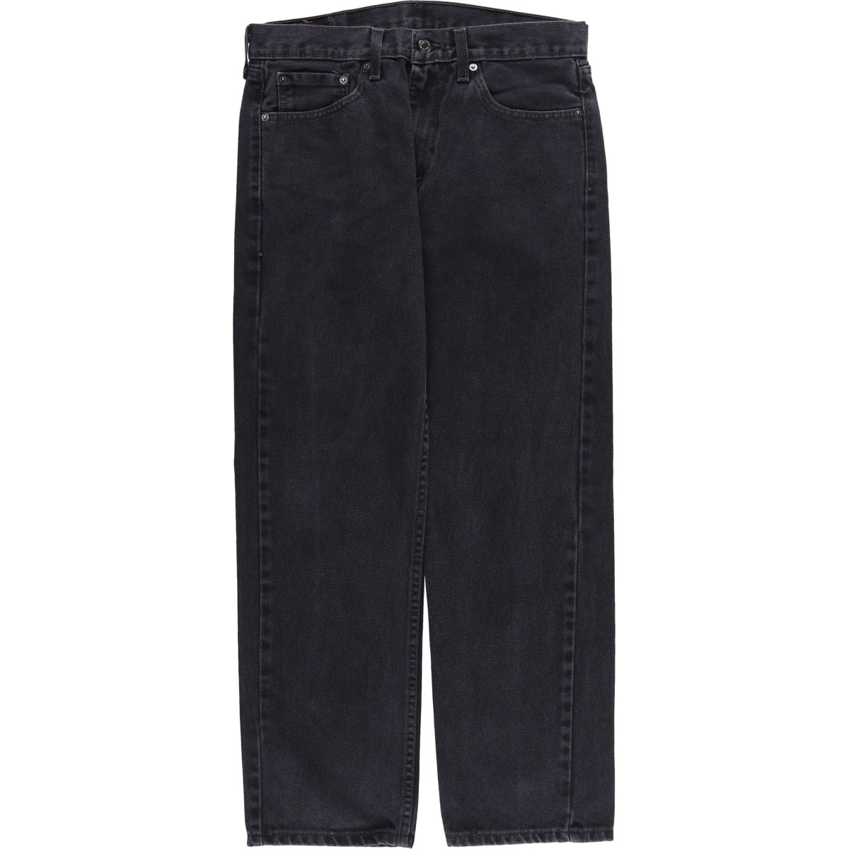 古着 リーバイス Levi's 505 ブラックデニム テーパードデニムパンツ メンズw32相当/eaa617256