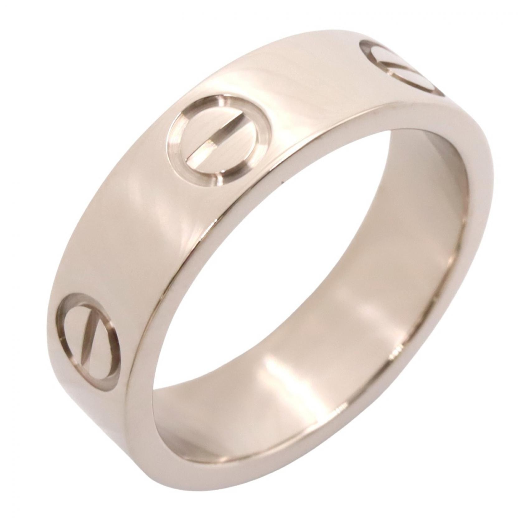 カルティエ CARTIER ラブ リング リング・指輪 ジュエリー K18WG(ホワイトゴールド) レディース シルバー系 B4084700 【中古】