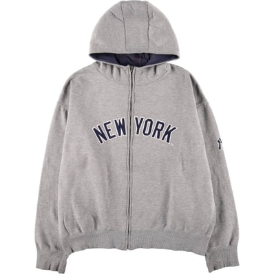 古着 MLB スウェットフルジップパーカー メンズXL相当/eaa582167