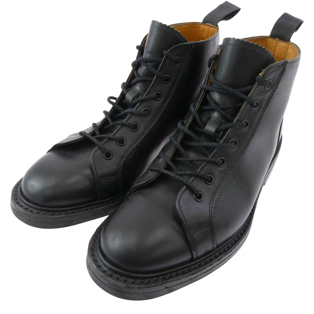 Tricker's トリッカーズ ブーツ M6077 MONKEY BOOTS モンキー ブーツ ブラック系 6.5【中古】