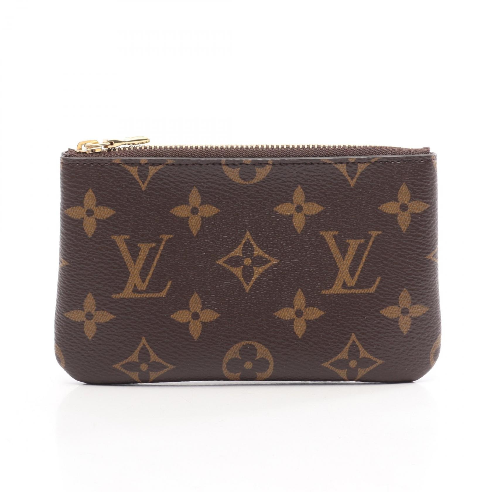 ルイ・ヴィトン LOUIS VUITTON ポシェット クレ モノグラム キーケース アクセサリー PVCコーティングキャンバス モノグラム メンズ レディース ブラウン系 M13559 【中古】