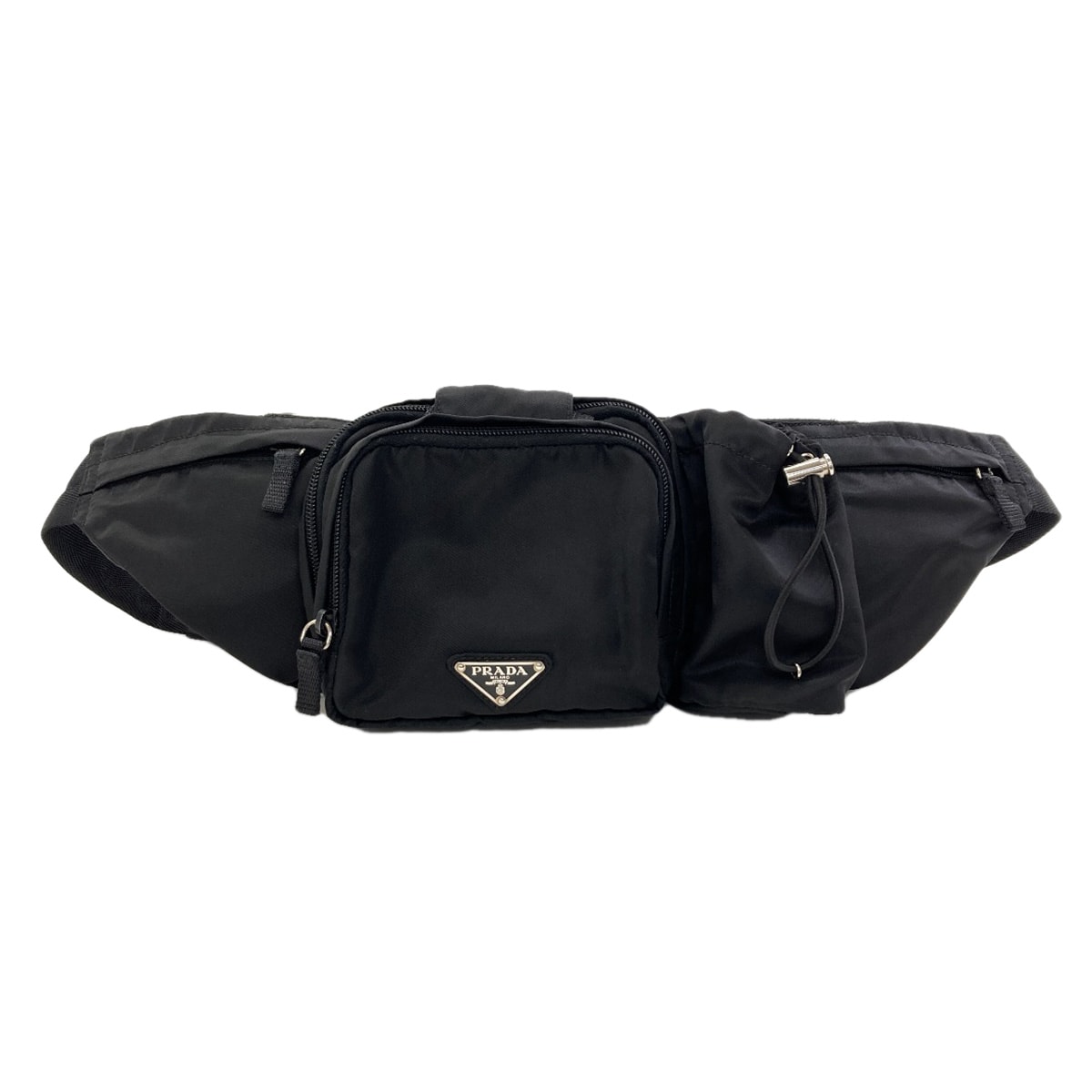 PRADA Nylon Belt Bag "Black"