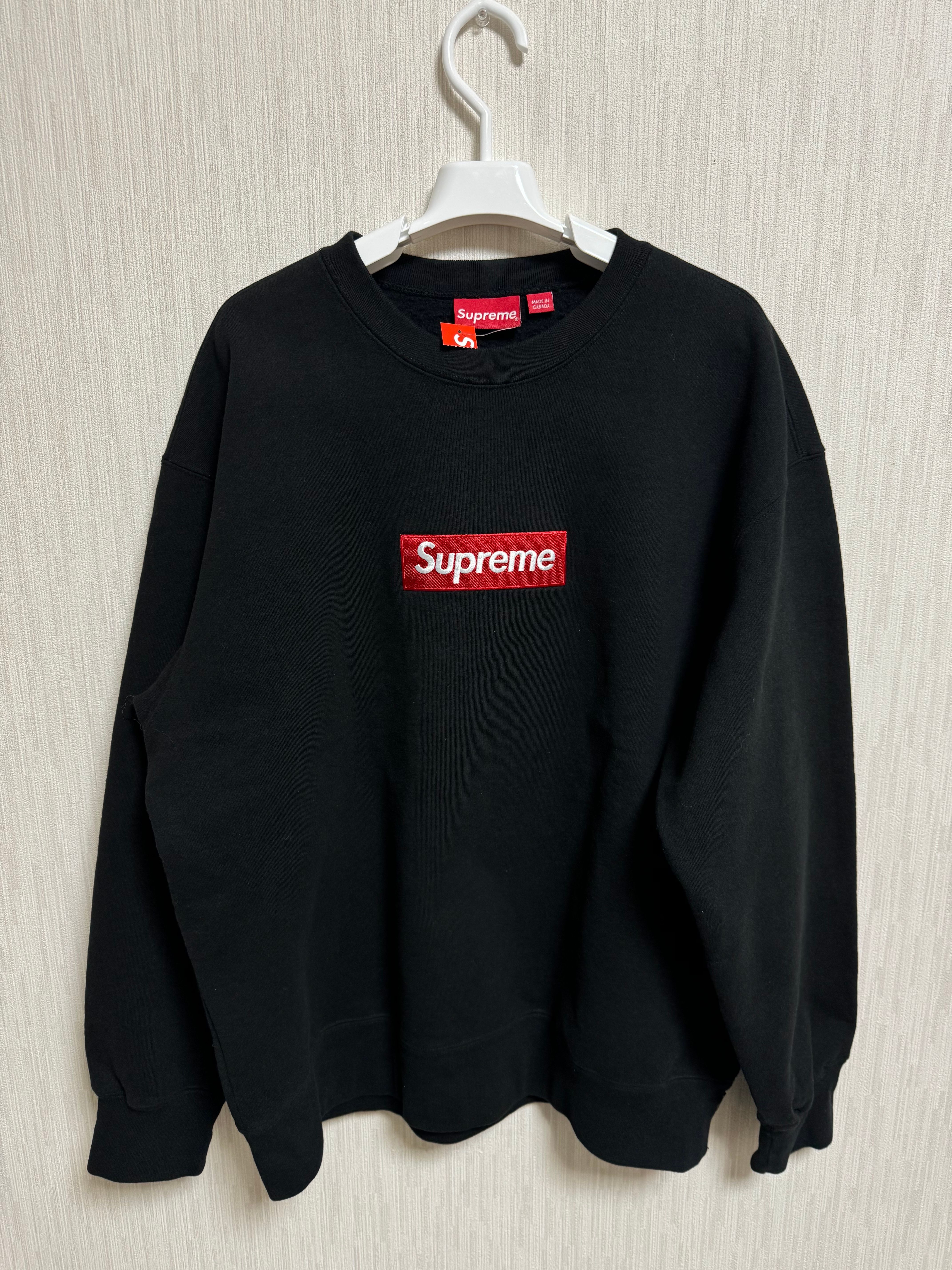 Supreme Box Logo Crewneck "Black" (22FW)