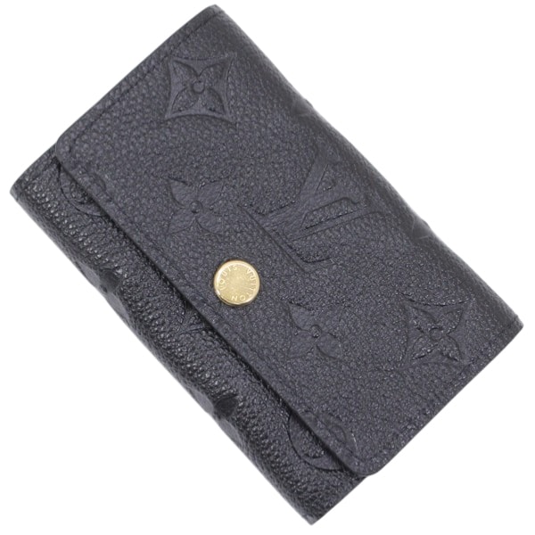 Louis Vuitton 6 Key Holder Monogram Empreinte Leather "Noir"