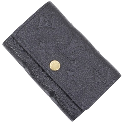 Louis Vuitton 6 Key Holder Monogram Empreinte Leather "Noir"