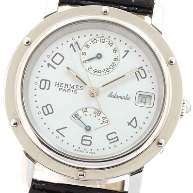 エルメス クリッパー デイト GMT CL5.710 メンズ 【中古】