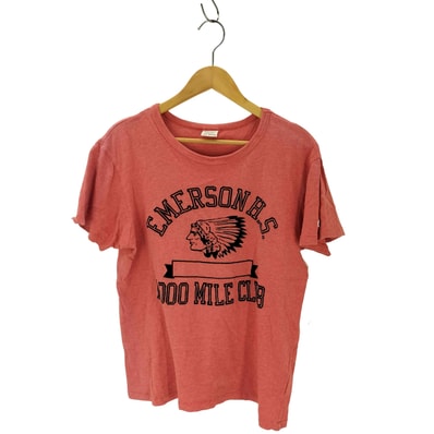 インディアン フロッキープリント クルーネックTシャツ【1137538698078】