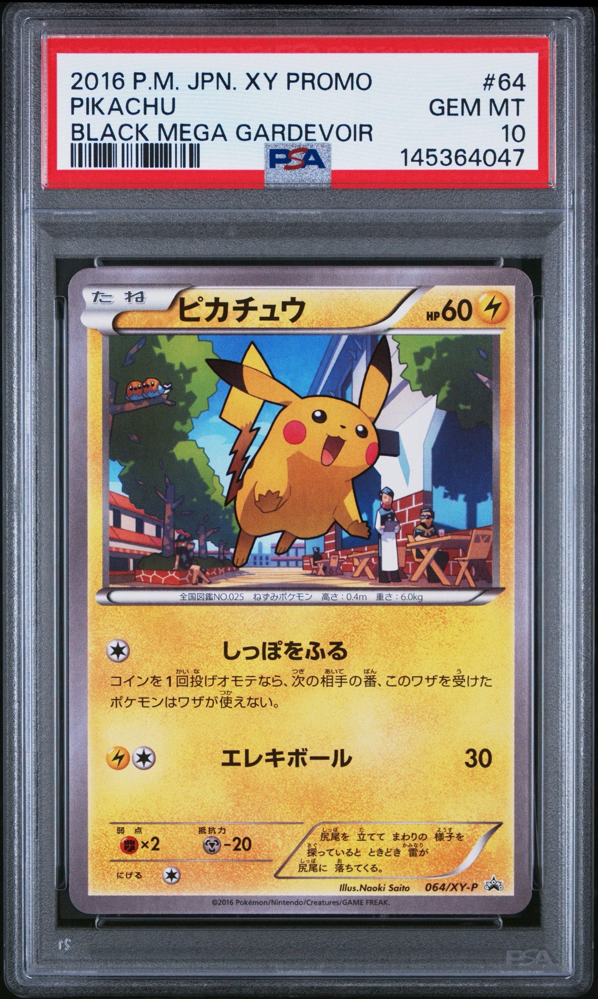 PSA10】ピカチュウ P [XY-P 064](プロモーションカード「マクドナルド
