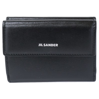 ジルサンダー 【美品】J07UI0009 P5073 001 BABY WALLET ベビーウォレット 三つ折り財布