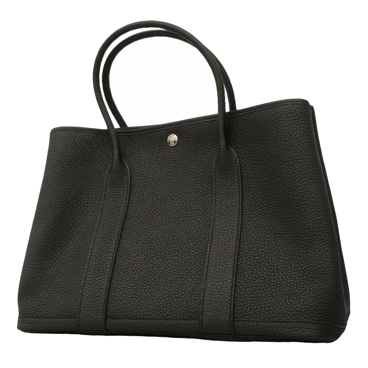 【6ge6119】エルメス トートバッグ ガーデンパーティPM ネゴンダ ブラック シルバー金具 B刻印【中古】レディース