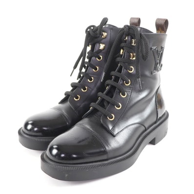 美品 ルイヴィトン ブーツ シチズンライン ブラック レディース 36