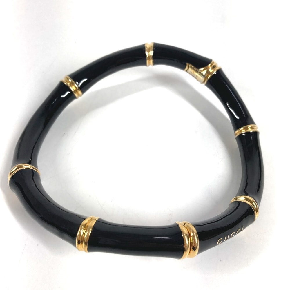 グッチ GUCCI バンブー ロゴ チョーカー 830377  25SS アクセサリー ジュエリー ネックレス アルミニウム ブラック