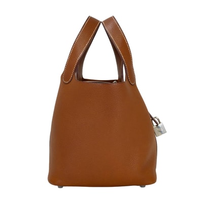 HERMES エルメス ハンドバッグ ピコタンロック 18 PM フォーヴ バレニアフォーブル シルバー金具 U刻印 SAランク【中古】