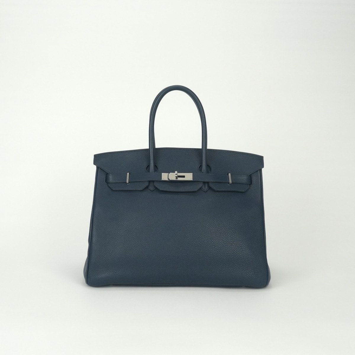 エルメス HERMES バーキン35 バーキン 35 バッグ トートバッグ トゴ ブルードマルト Blue De Malte ブルー Blueネイビー Navy 青 紺 シルバー金具 ハンドバッグ