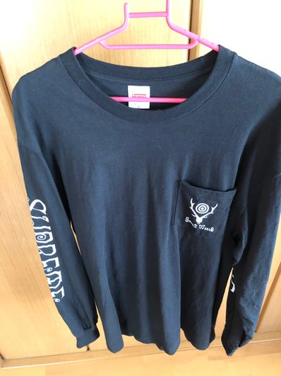 Supreme / SOUTH2 WEST8 L/S Pocket Tee "Black"