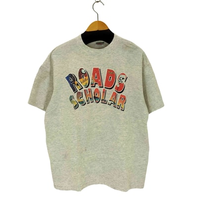 90s USA製 POWER-T プリントS/Sカットソー【1141471581007】