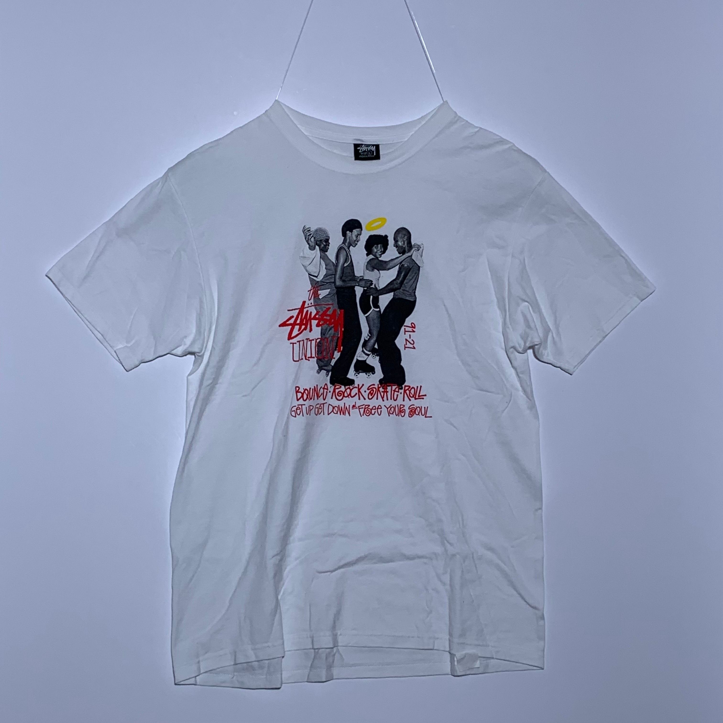 UNION x Stussy Free Your Soul T-shirt "White"