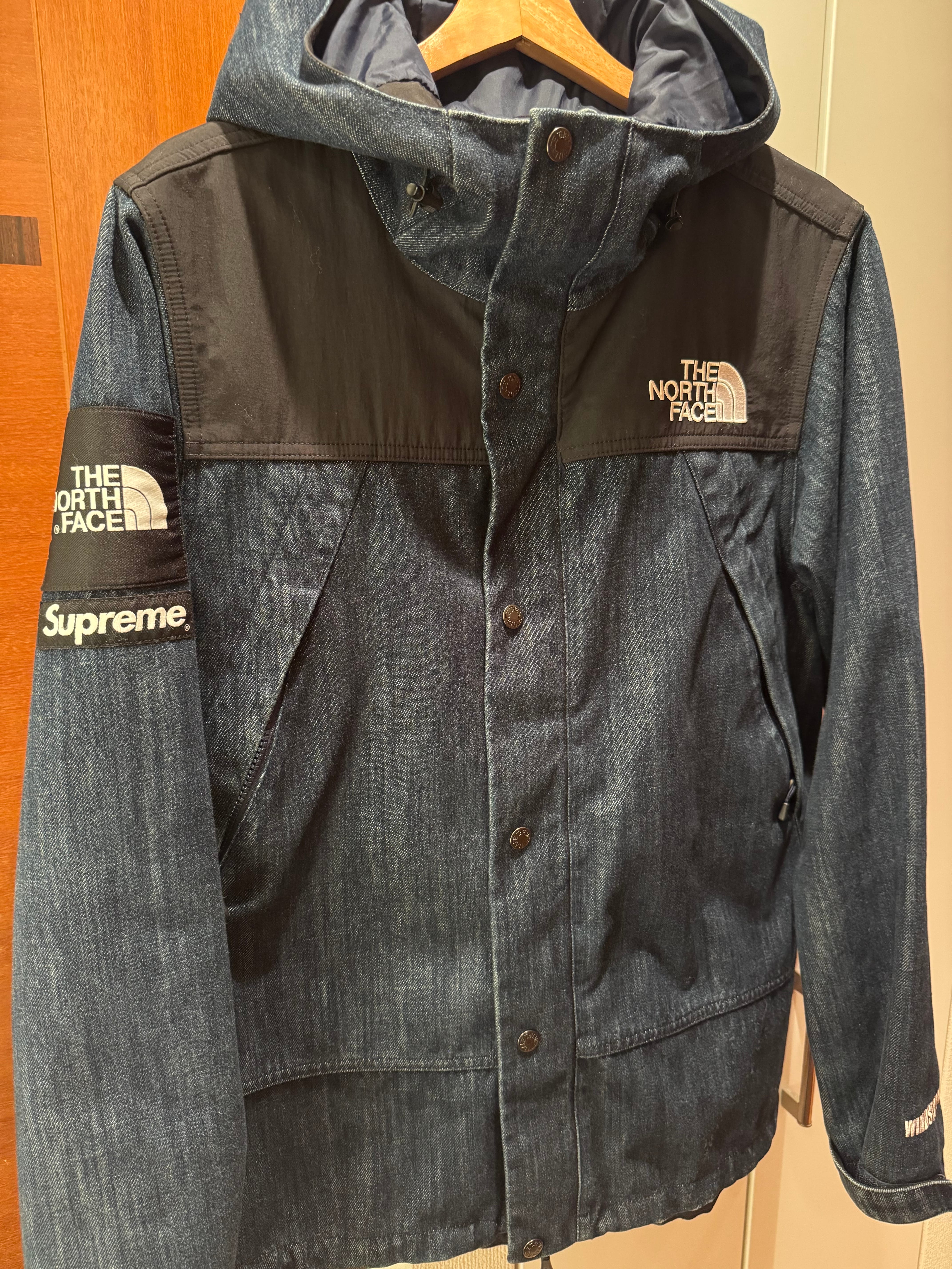 Supreme The North Face Denim Dot Shot Jacket "Denim"
