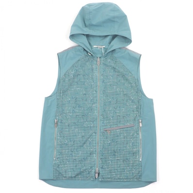 未使用品 エルメス ベスト ターコイズブルー メンズ 44