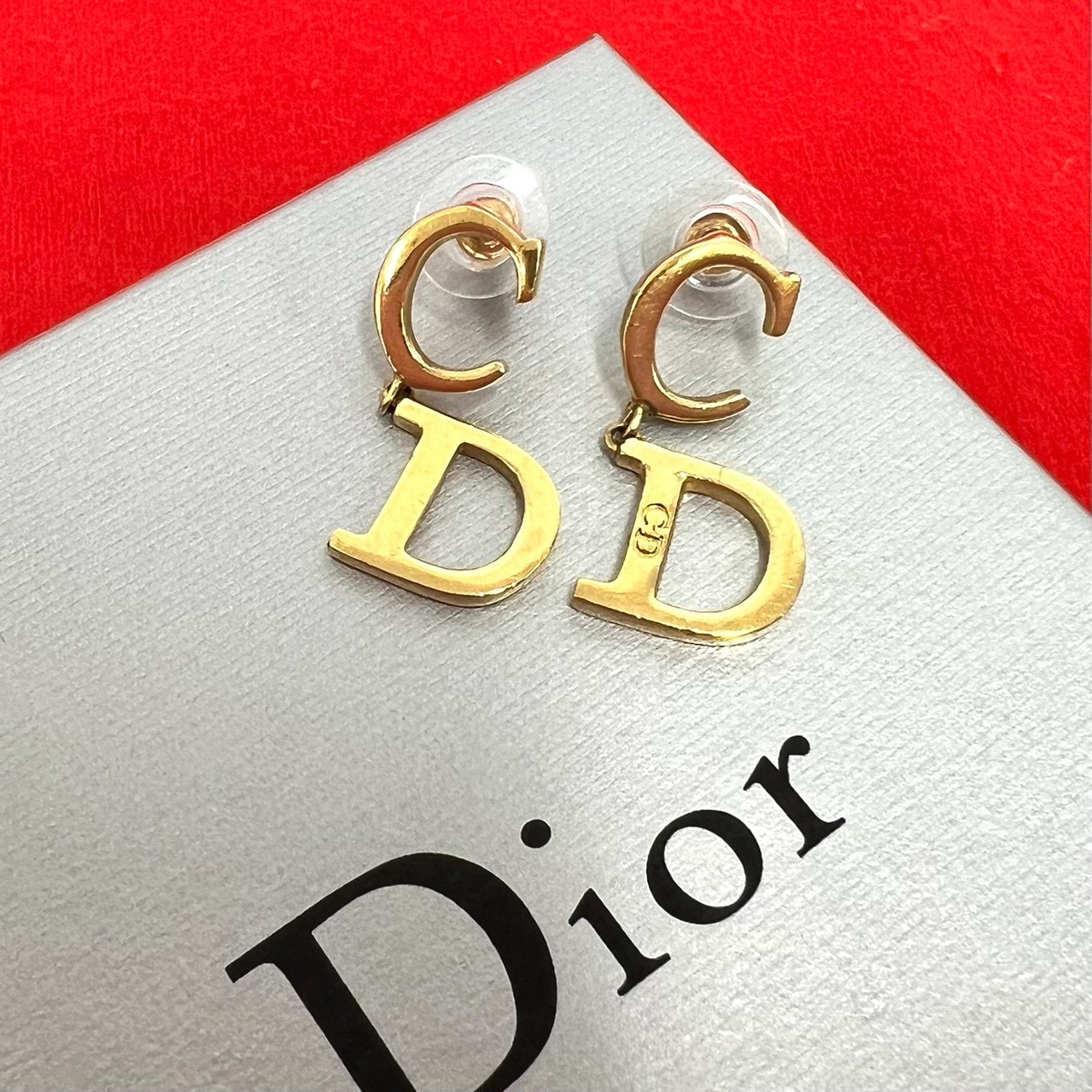 Christian Dior ディオール CD モチーフ ピアス GP ピアス ゴールド
31620