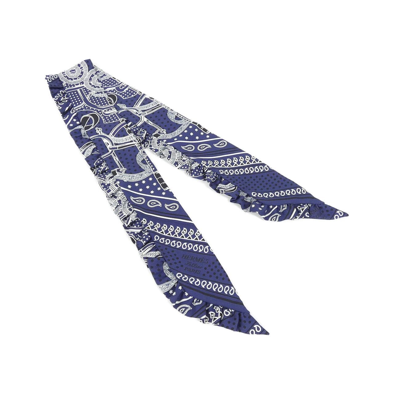 エルメス EPERON D'OR BANDANA ツイリー フリル 852978S スカーフ