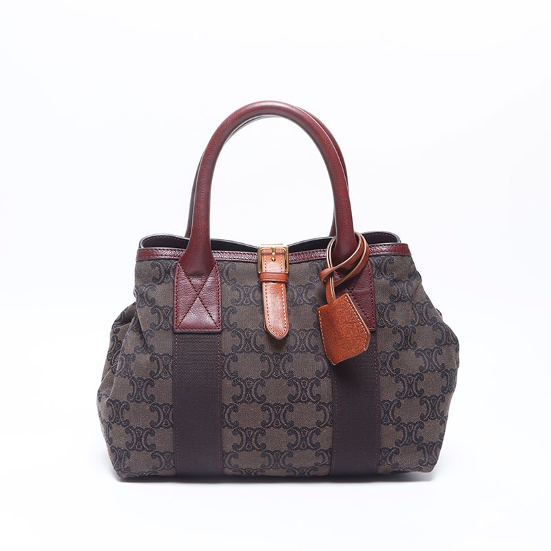 セリーヌ CELINE マカダム柄 ハンドバッグ【中古】