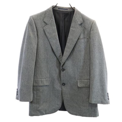 LANVIN ランバン ウールブレンド テーラードジャケット M48-35 グレー
