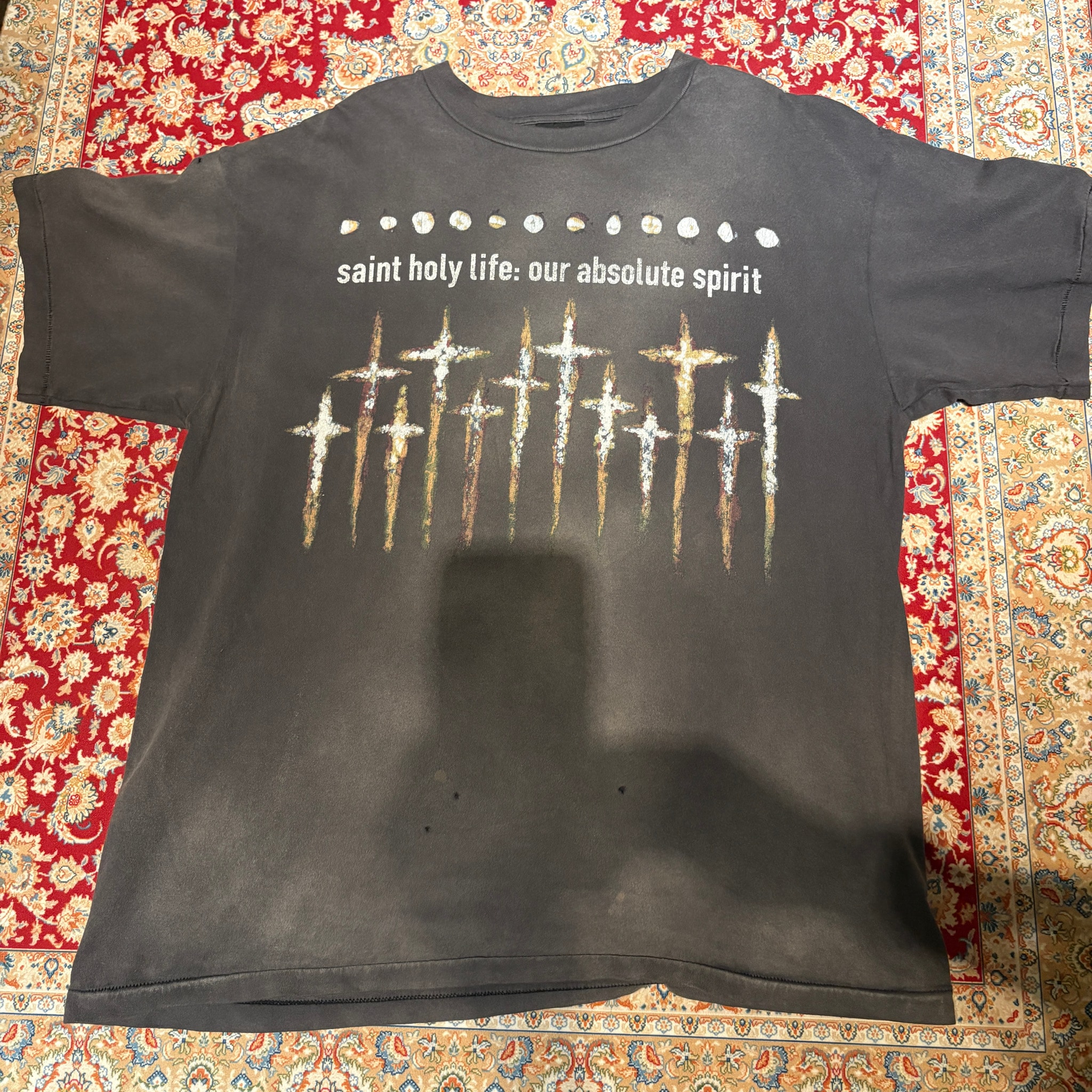 SAINT Mxxxxxx x FORSOMEONE FS_SS T-Shirt/God "Black"