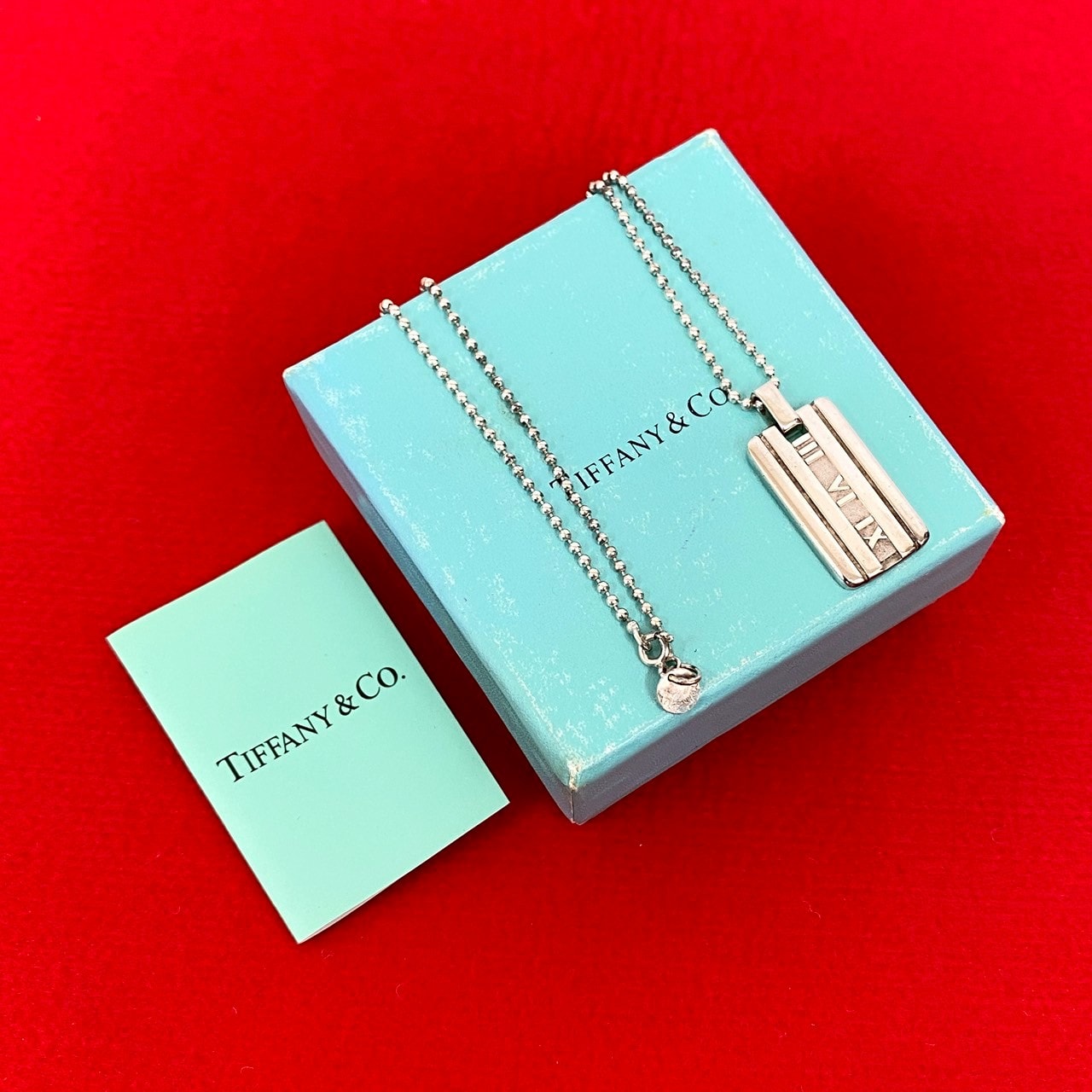 TIFFANY&Co. ティファニー アトラス プレート ネックレス シルバー925 ネックレス シルバー
 36202