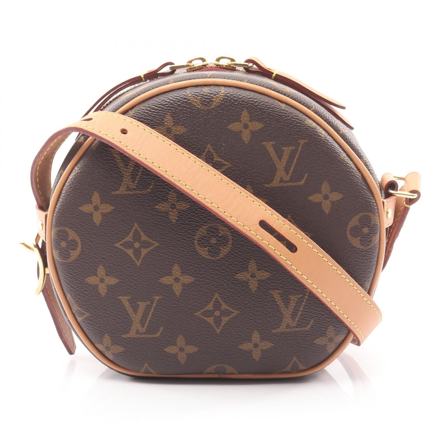 ルイ・ヴィトン LOUIS VUITTON ボワット シャポー スープルPM ショルダーバッグ バッグ PVCコーティングキャンバス レザー モノグラム レディース ブラウン系 M45578 【中古】