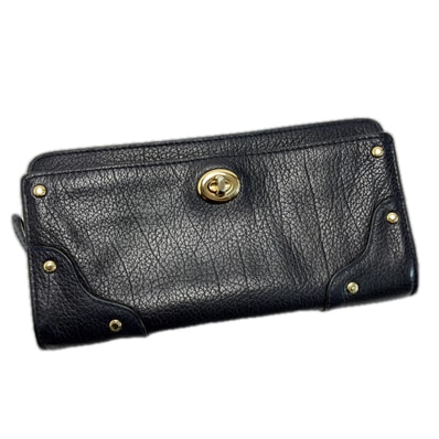 COACH コーチ ラウンドファスナー財布 F53882 ネイビー レディース