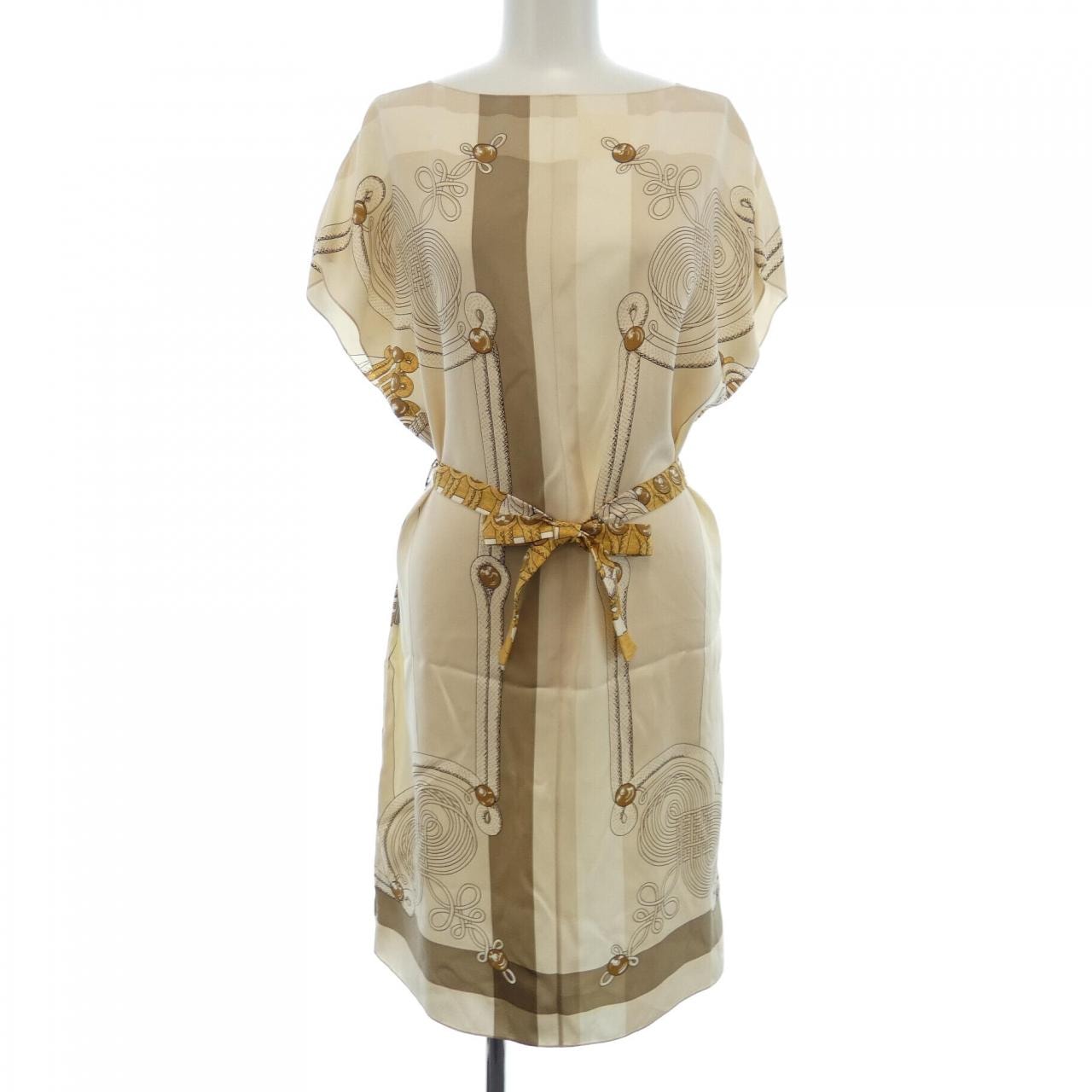 エルメス HERMES *06-7600 ツイルレーヌ ワンピース