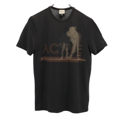 ARMANI COLLEZIONI アルマーニコレッツォーニ 半袖 Tシャツ M ブラック系