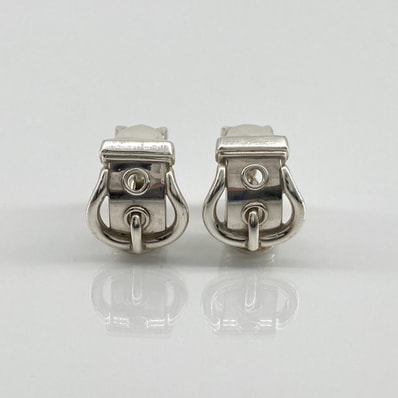 HERMES(エルメス) ブックルセリエ Ag925 イヤリング 12.93g シルバー