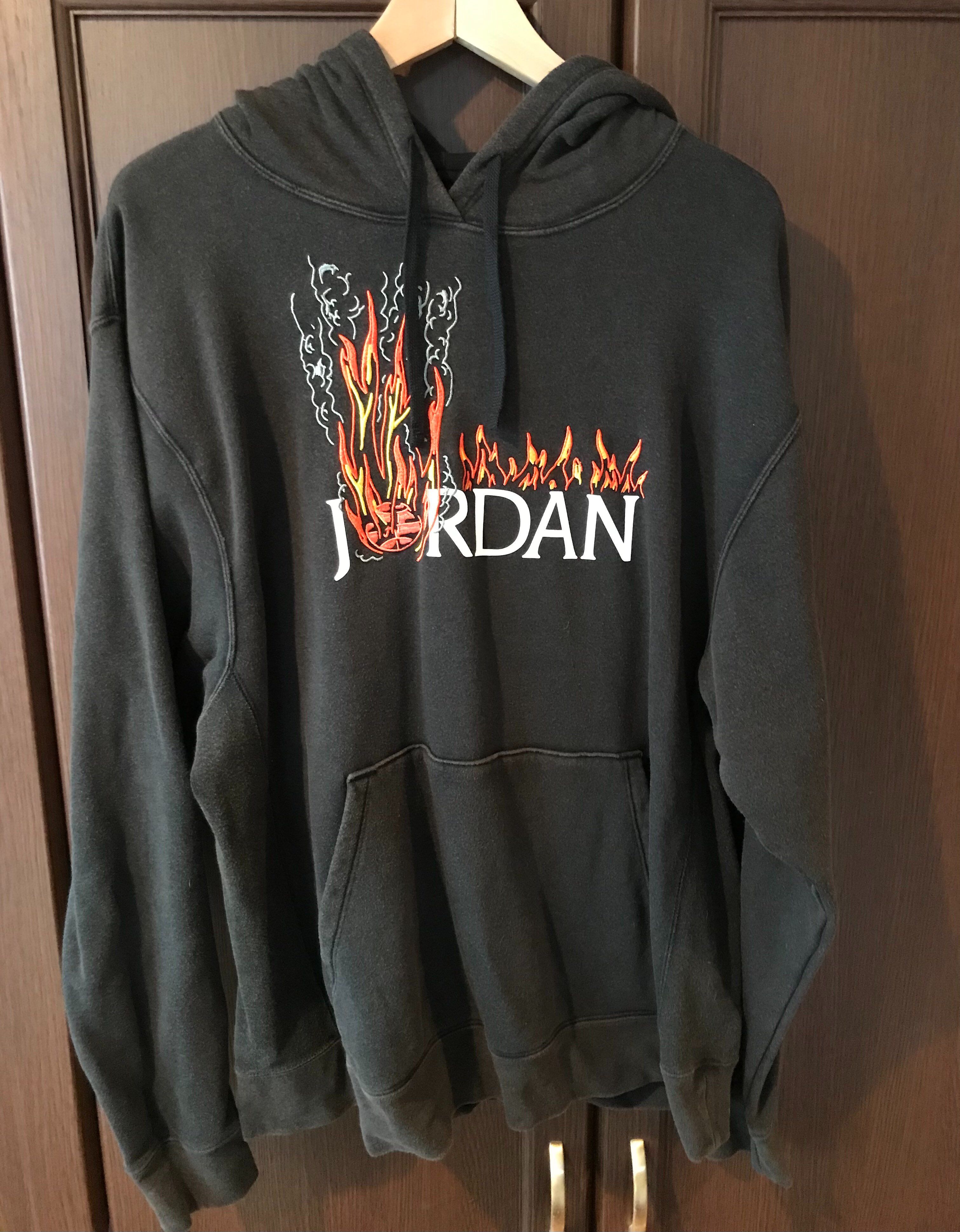Air Jordan x Travis Scott Fleece Hoodie "Black"