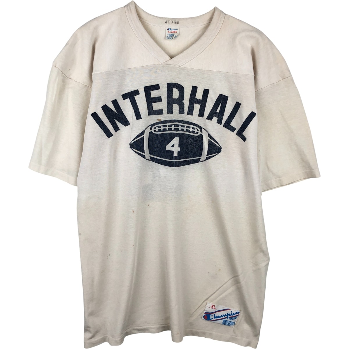 D (傷や汚れあり)】古着 80年代 チャンピオン Champion トリコタグ V