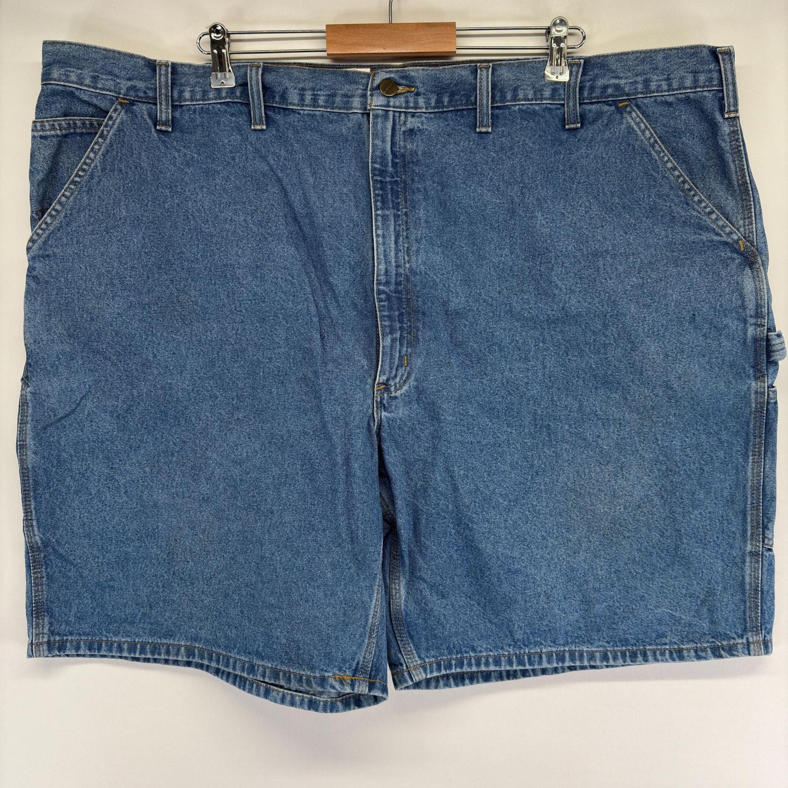 古着 カーハート Carhartt デニム ショートパンツ ペインターパンツ ワーク 大きいサイズ ハーフパンツ w50  ブルー メンズ