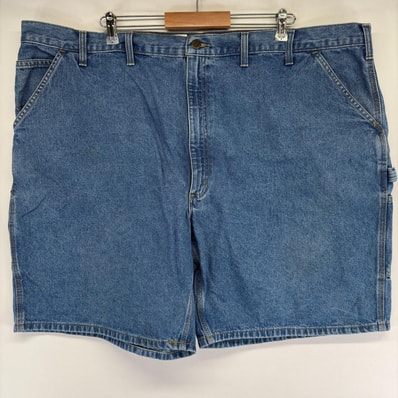 古着 カーハート Carhartt デニム ショートパンツ ペインターパンツ ワーク 大きいサイズ ハーフパンツ w50 ブルー メンズ